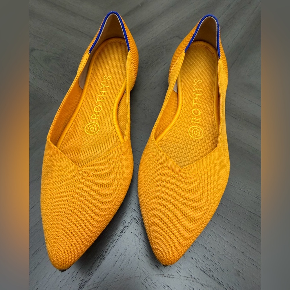 Rothy's Women’s Marigold Flats, Discontinued.  Size 6.5